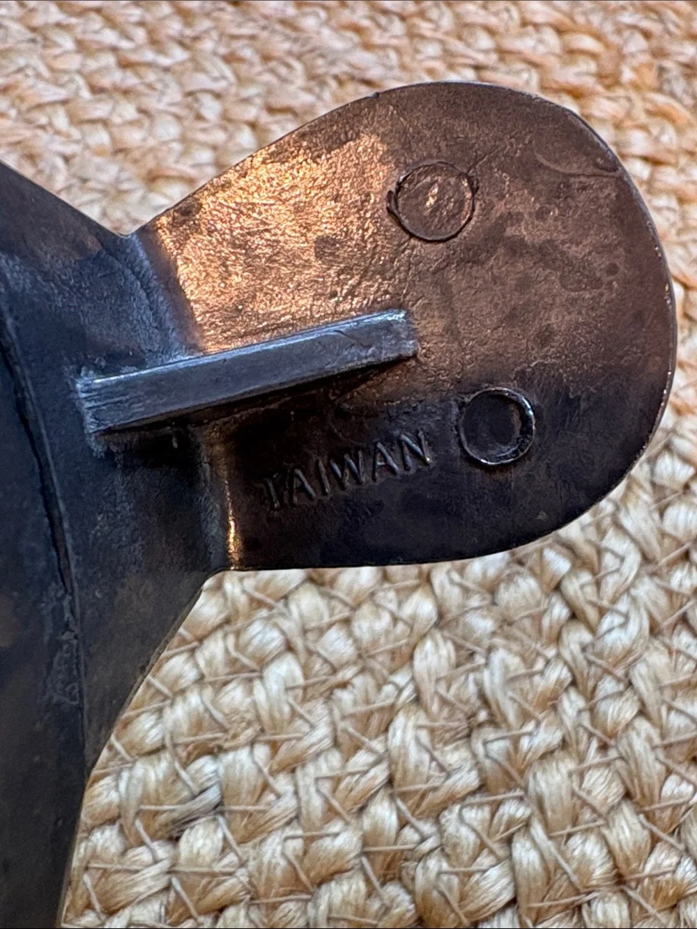Vintage Cast Aluminum Hinged Hamburger Press
